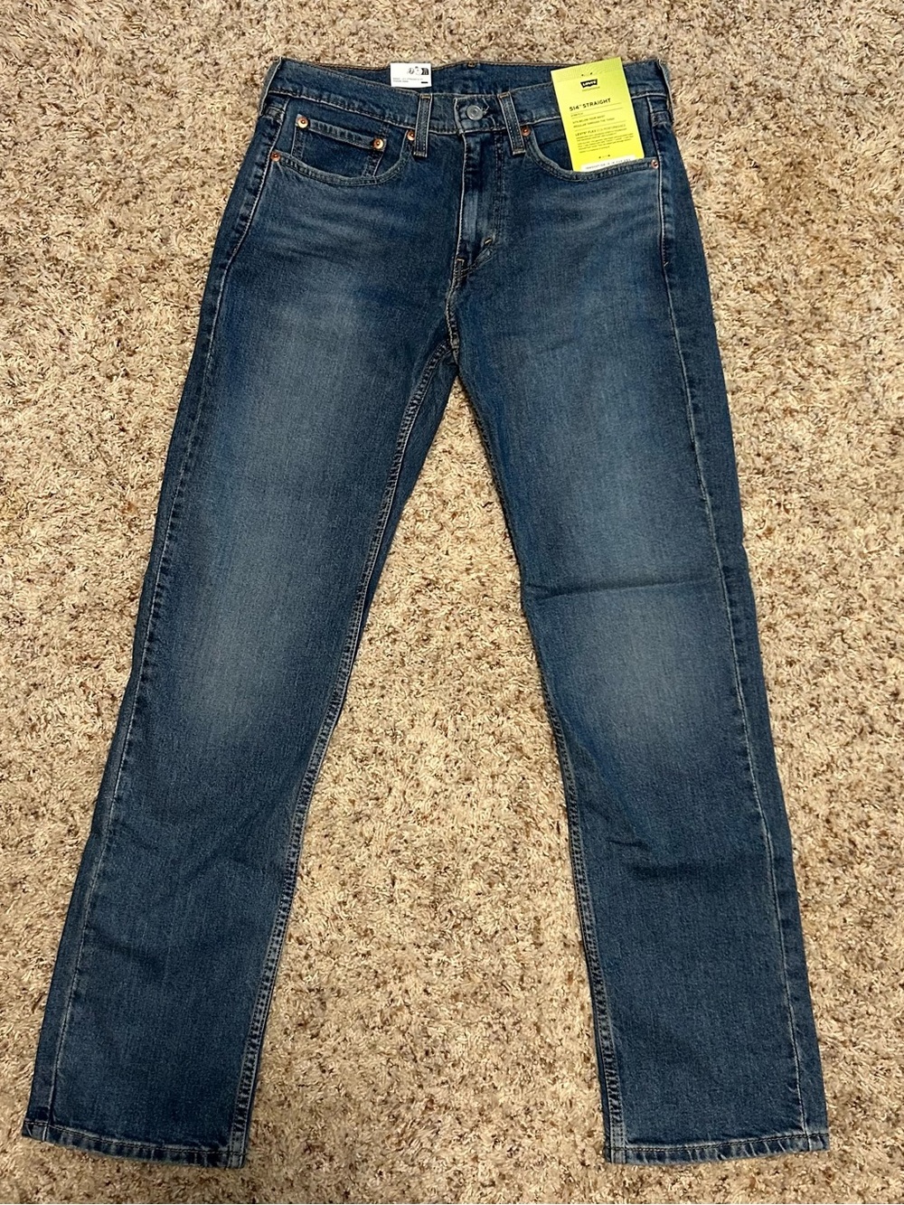 Levi's 514 Men's Straight Jeans 31W x 32L. Brand new with tags, never worn